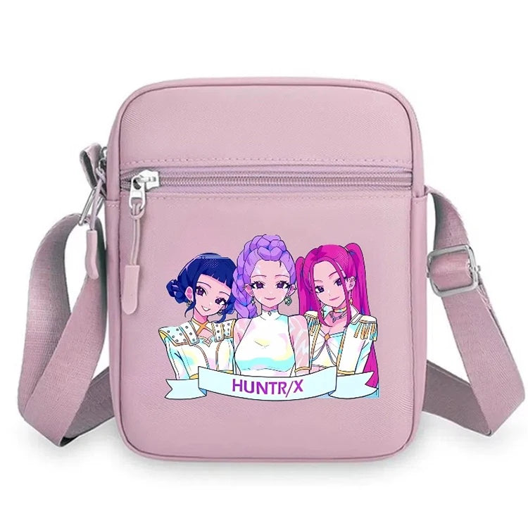 Hot Sale KP De Hunter Cartoon Print Mini Square Shoulder Bag Cute Colorful Crossbody Purse for Girls Boys