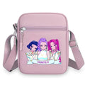 Hot Sale KP De Hunter Cartoon Print Mini Square Shoulder Bag Cute Colorful Crossbody Purse for Girls Boys