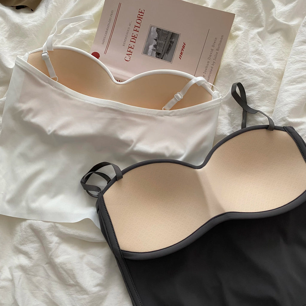 1pc populaire Cool solide tricoté Yoga débardeur de gymnastique soutien-gorge sans couture respectueux de la peau U-back gilet avec coussin de poitrine fixe jarretelle pour les femmes